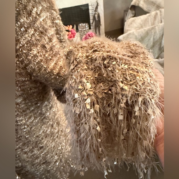 🆕 L’agence Azure Fringe Cardigan Blazer - Picture 6 of 17